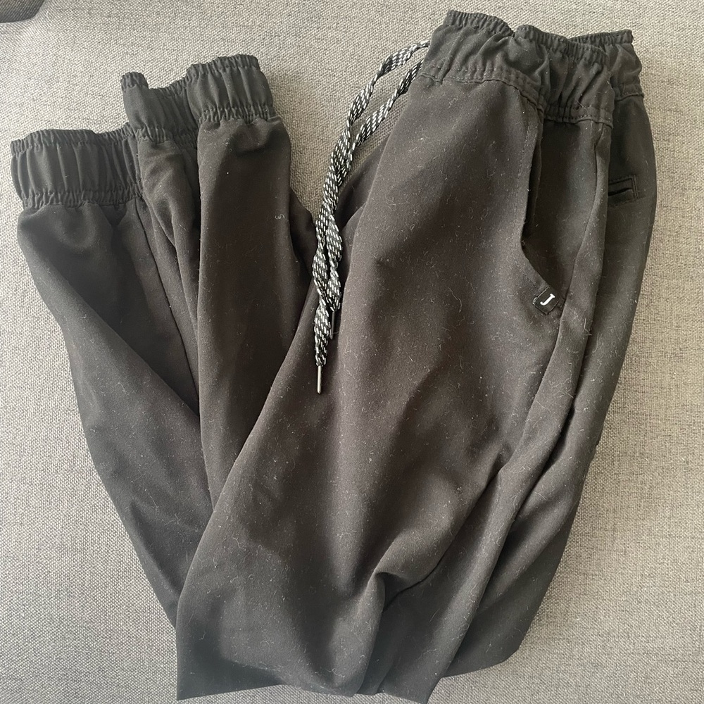 Jaanuu scrubs black joggers XXS